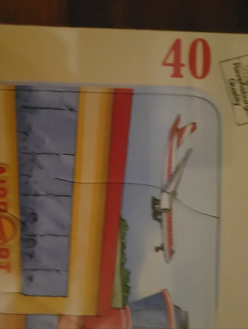 New, Ravensburger Airplane Puzzle, 40 Piece
